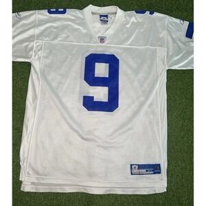 Reebok Tony‎ Romo #9 Dallas Cowboys NFL Jersey White Blue Men's XL Sewn